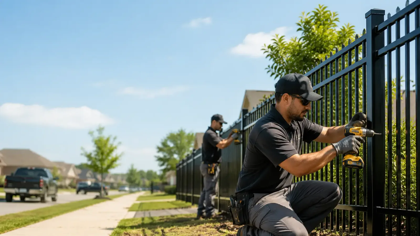 Metal Fence Installation in Aquebogue, NY